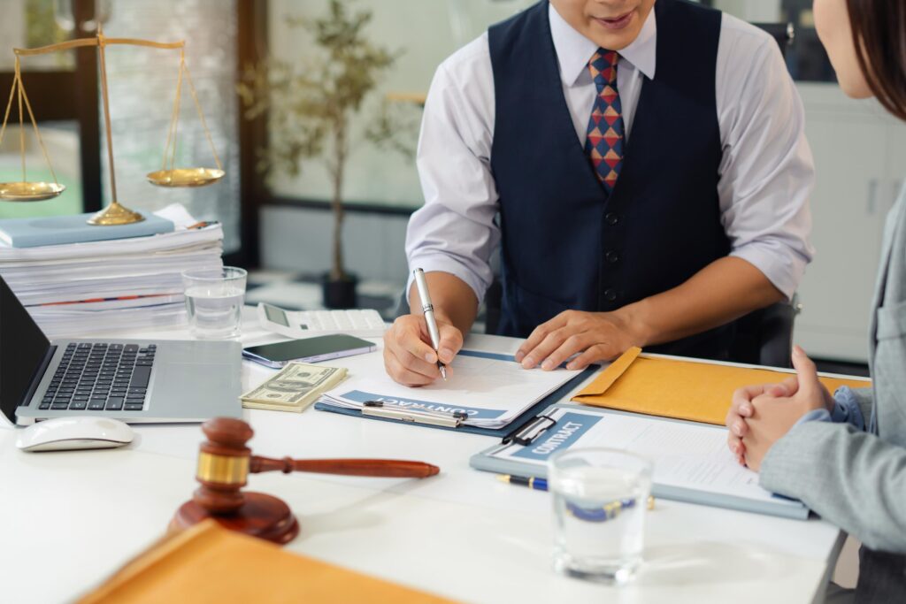 legal and corporate consultation concept focusing on law, advice, and business agreements.